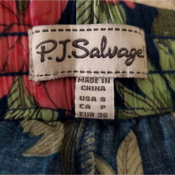 PJ Salvage Floral Parrot Pajama Pants - Picture 8 of 10